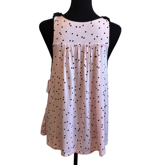 NEW KATE SPADE Dot-Print Jersey Knit Modal PJ top Size M - Picture 3 of 4